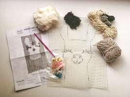 Llama Crochet Wall Hanging